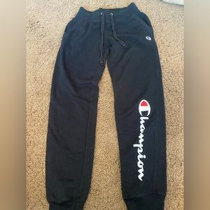 Champion black sweat pants